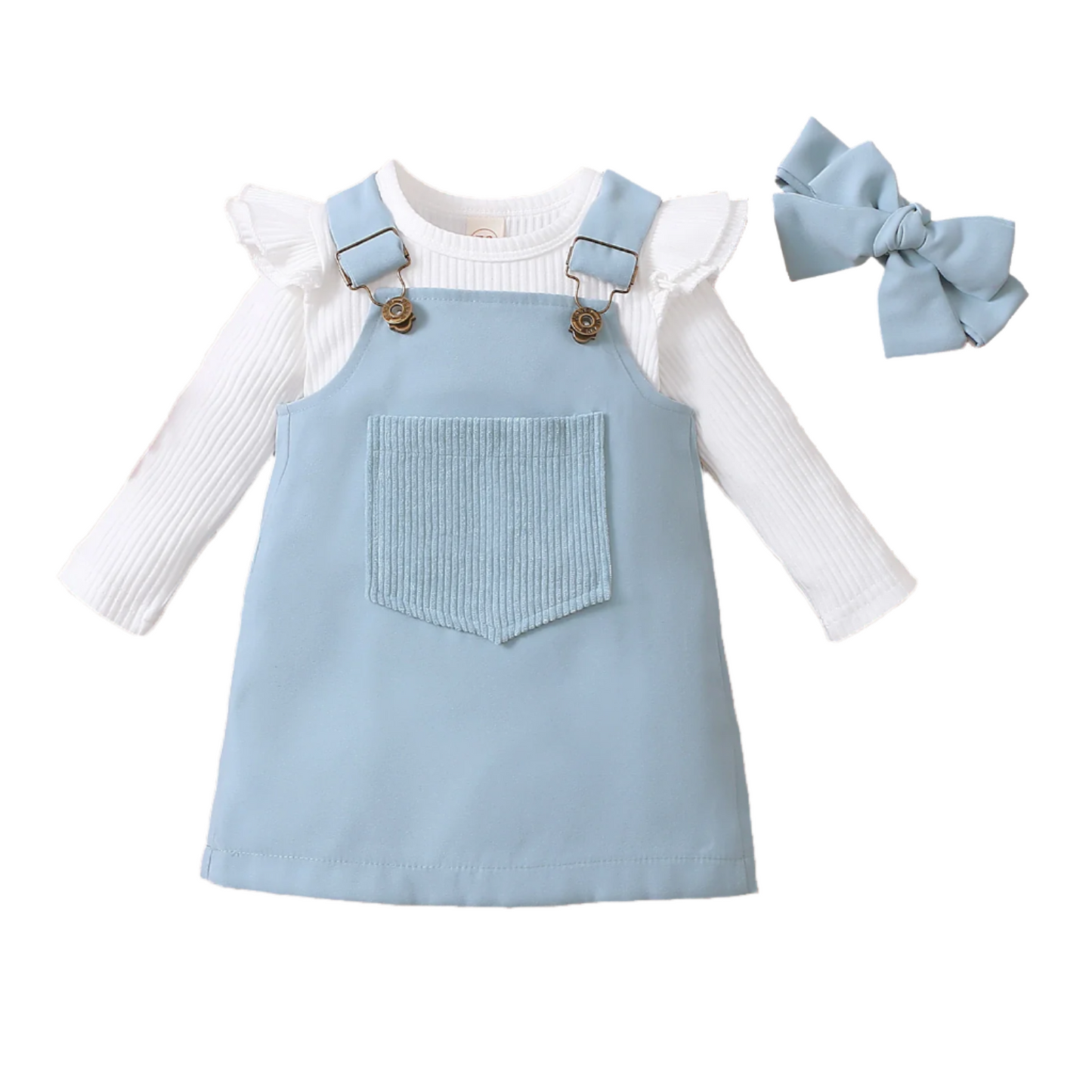 Corduroy Pinafore Dress