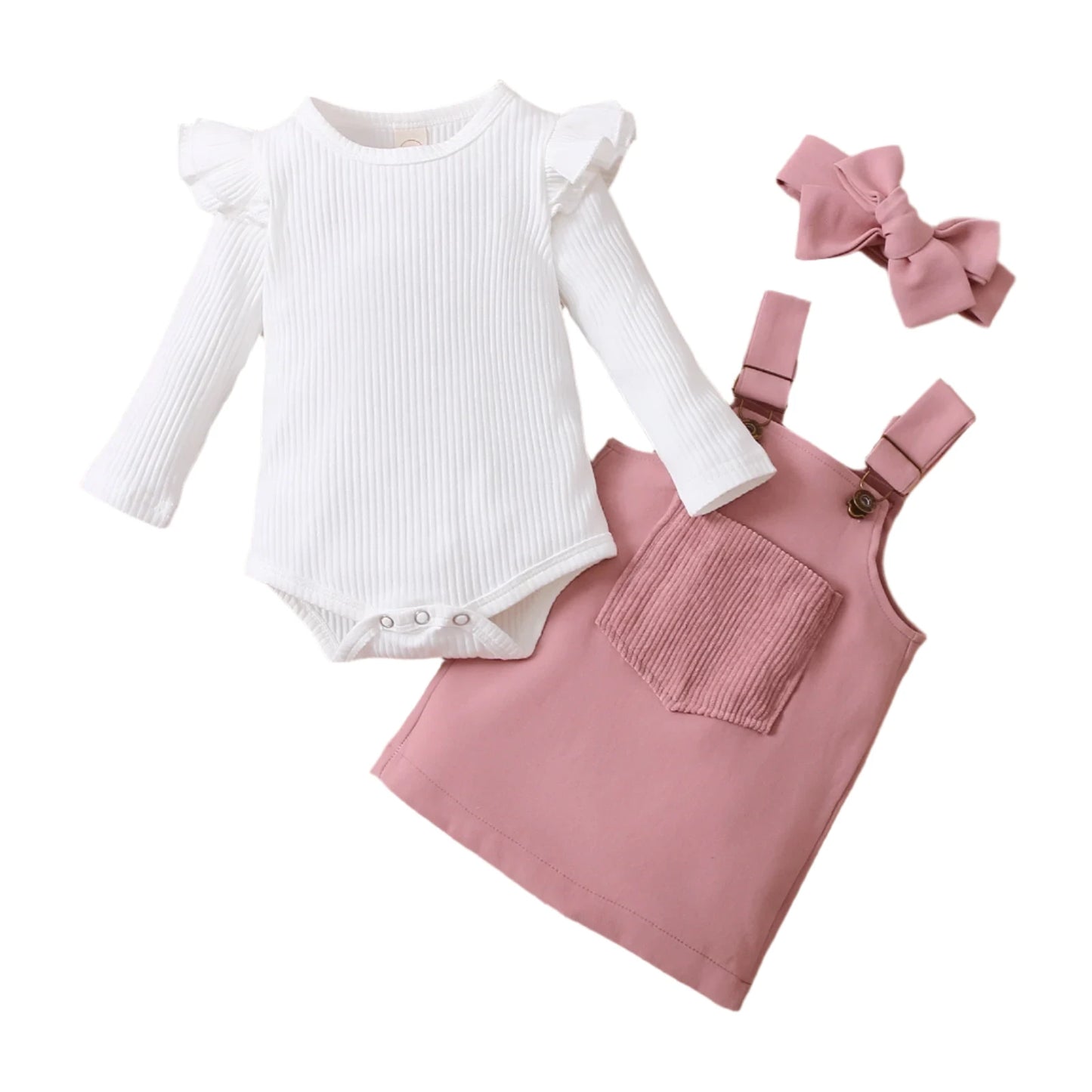 Corduroy Pinafore Dress
