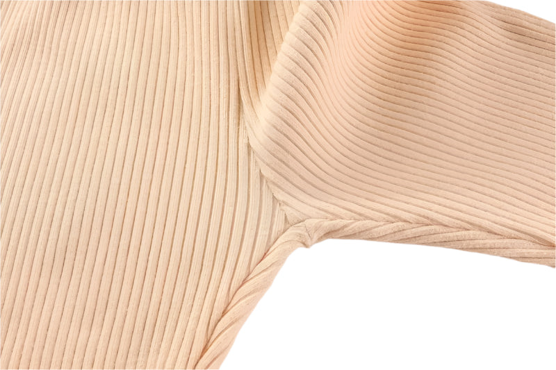Solid Ribbed Cotton Trousers 3 Pack