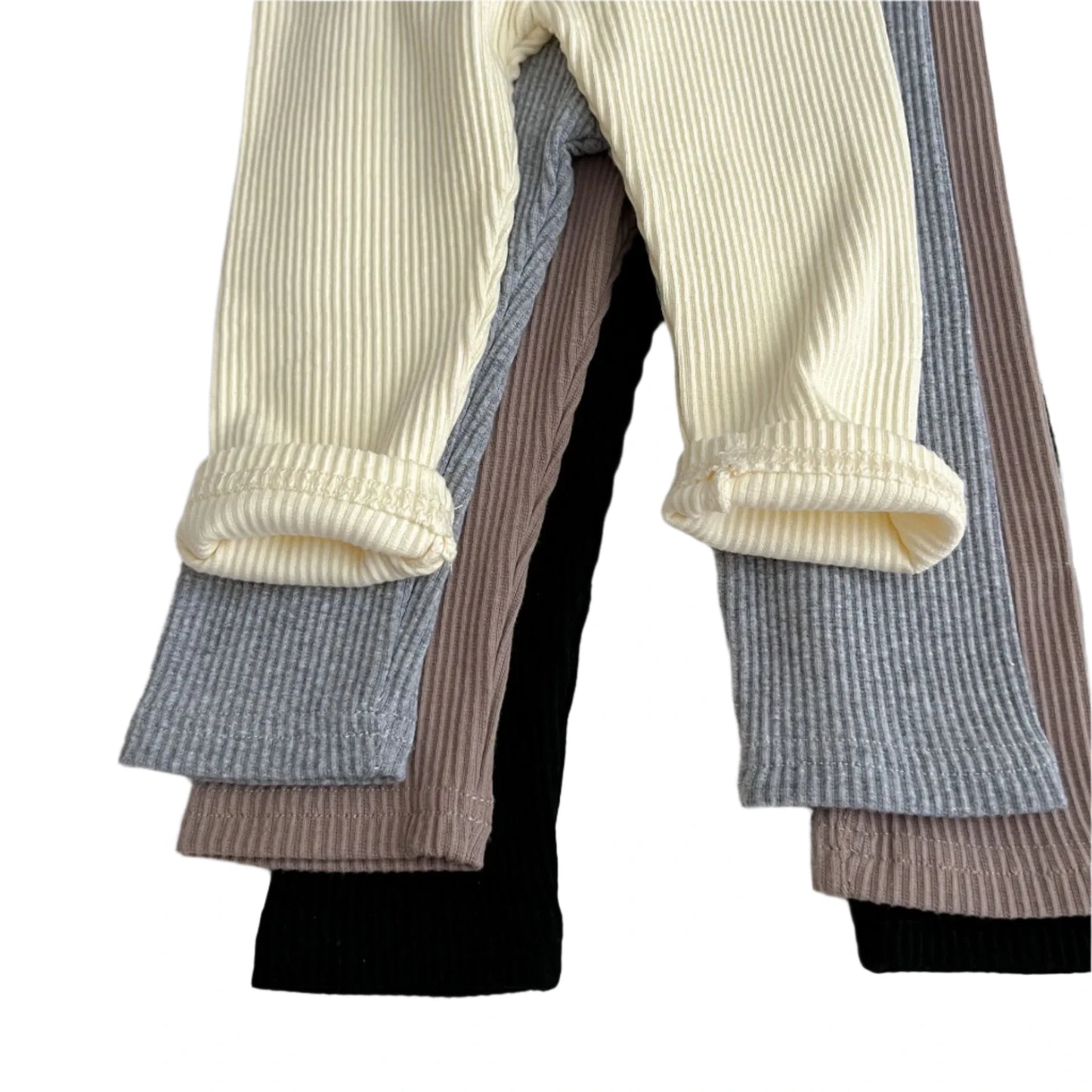 Ribbed Cotton Leggings
