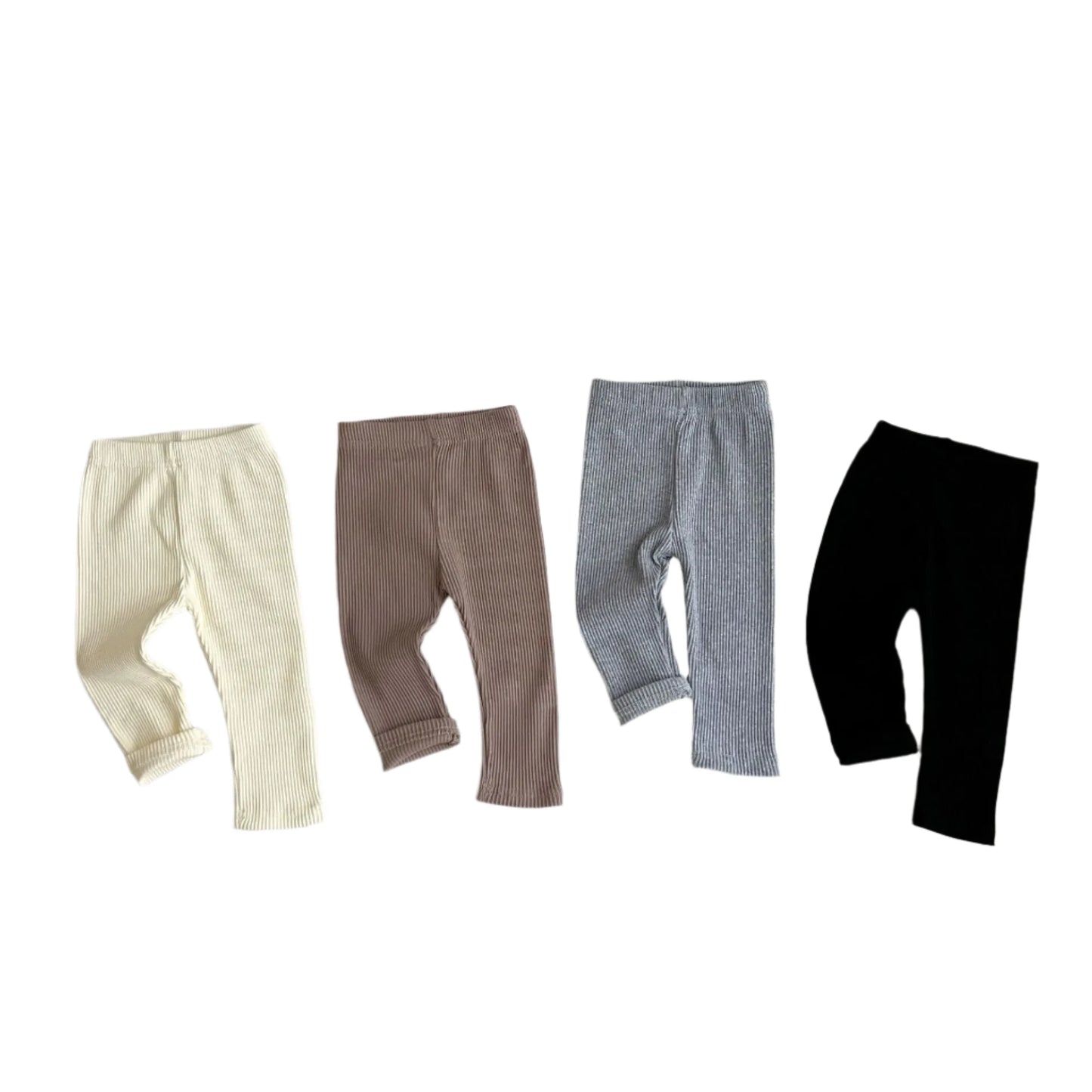 Ribbed Cotton Leggings