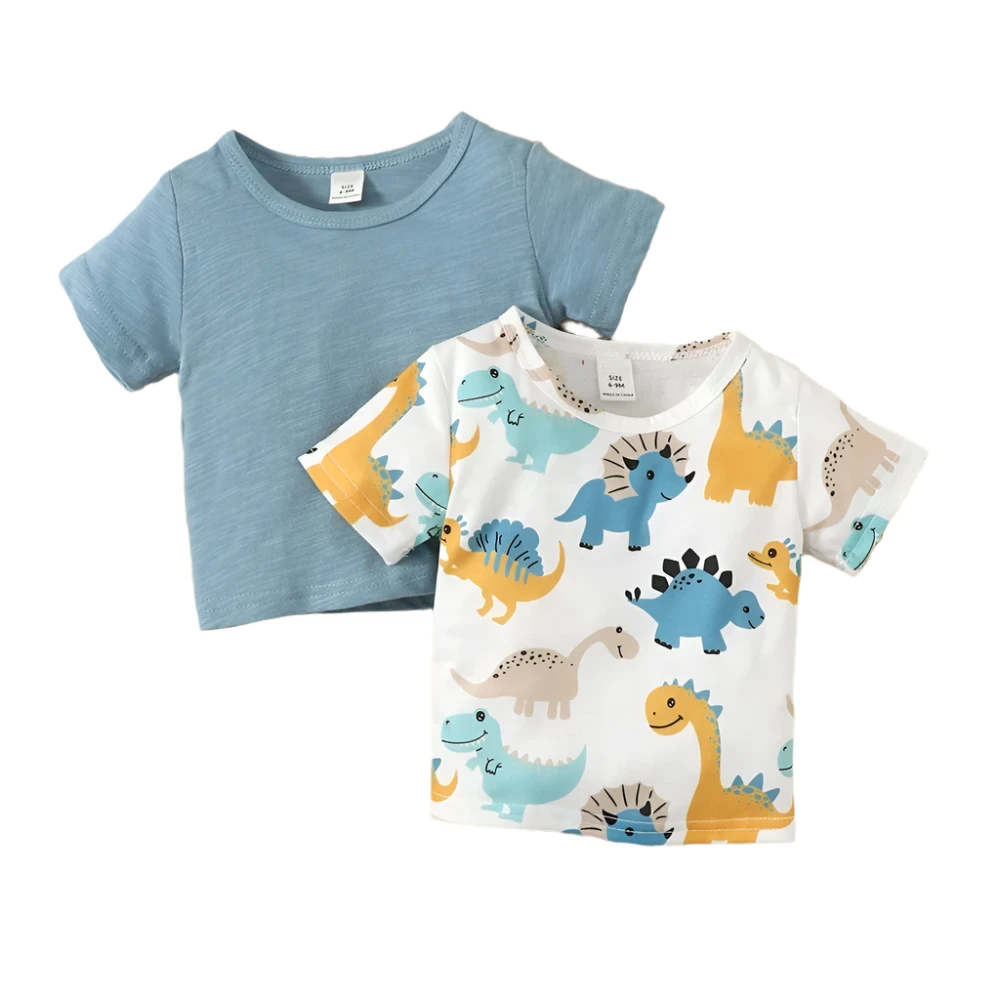 Dinosaur Print T-shirt 2 Pack