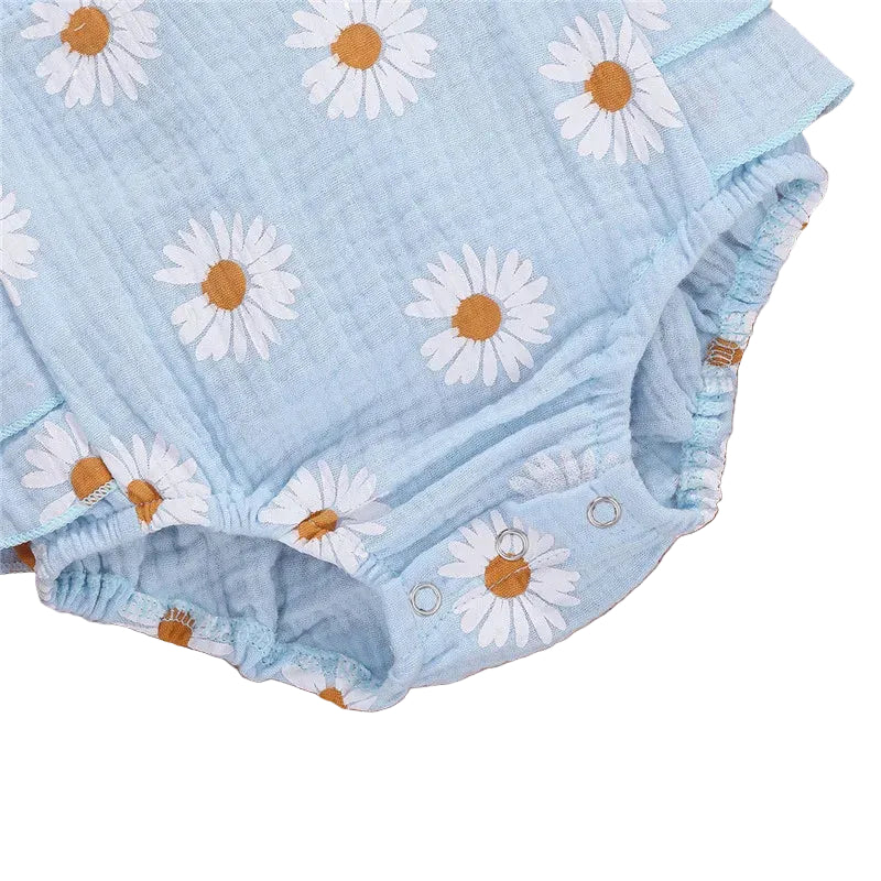 Daisy Print Summer Romper