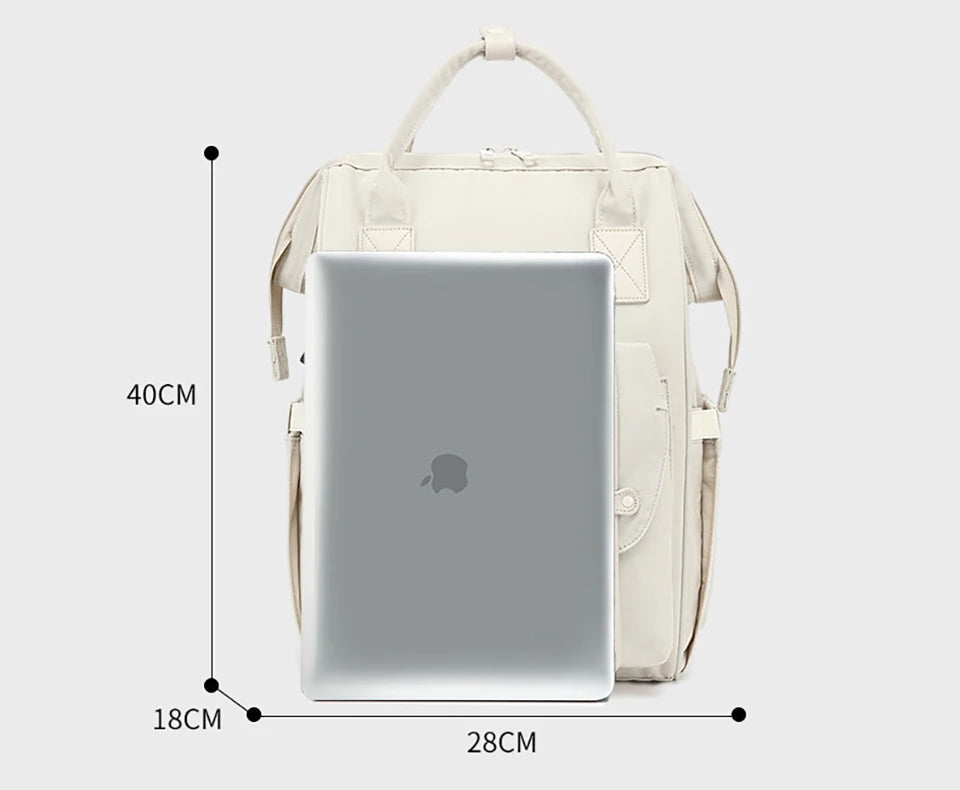 Fabric Canvas Changing Backpack