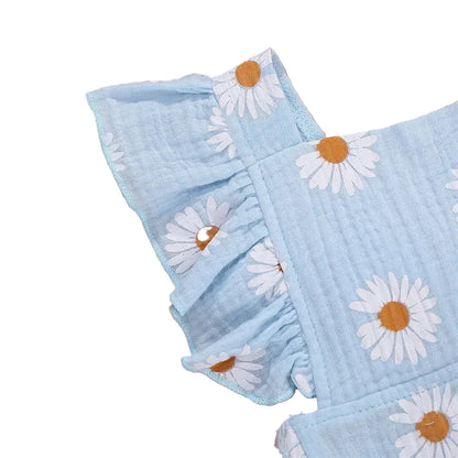Daisy Print Summer Romper